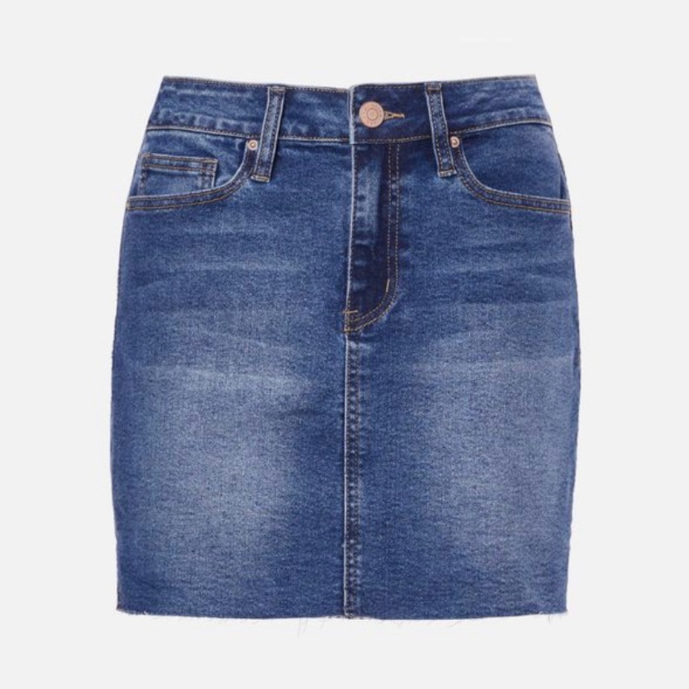 High Wasted Denim Skirt